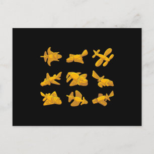 QUIMBAYA AIRPLANE Ancient Alien Theorist Quimbaya Briefkaart