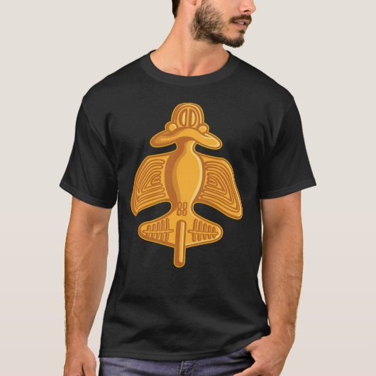 QUIMBAYA AIRPLANE Ancient Alien Theorist Quimbaya T-shirt (Voorkant)