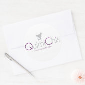 Quimichis banner ronde sticker (Envelop)