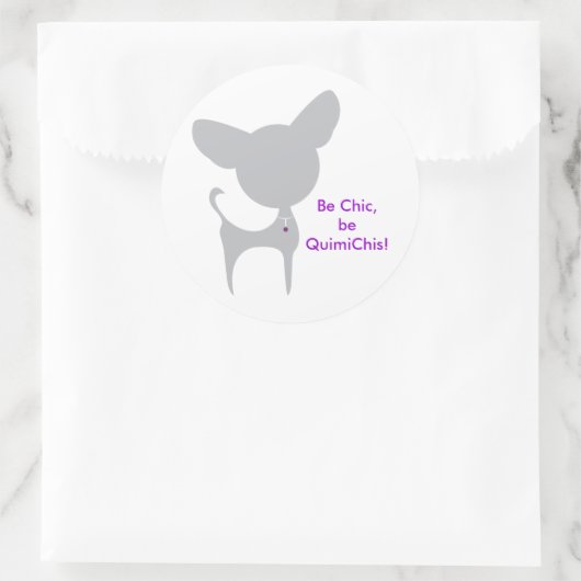 QuimiChis Ronde Sticker (Tas)