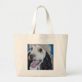 Quina Labradoodle Painting Grote Tote Bag