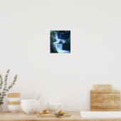 Quinalt Waterfall Canvas afdrukken Poster (Keuken)