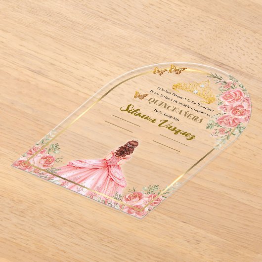 Quince Acryl Uitnodigingen (Laagn)