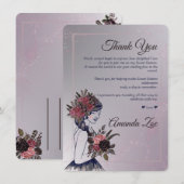 Quince Años Dank u kaart (Voorkant / Achterkant)