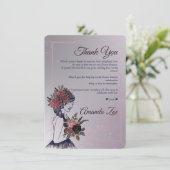 Quince Años Dank u kaart (Staand voorkant)