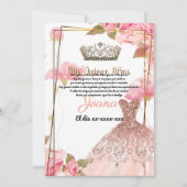 Quince años kaart (Voorkant)