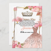 Quince años kaart (Voorkant / Achterkant)