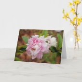Quince Blossom Gouache Art Note Kaart (Gele Bloem)