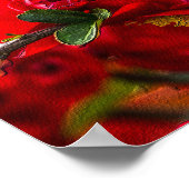 Quince Branch Painterly Poster (Hoek)