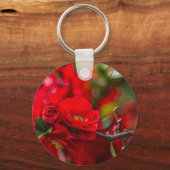Quince Branch Painterly Sleutelhanger (Voorkant)