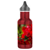 Quince Branch Painterly Stainless Steel Water Bott Waterfles (Links)