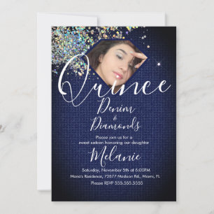 Quince Denim Diamonds Gem Holografisch Kaart