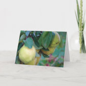 Quince Fruit Card Kaart (Voorkant)
