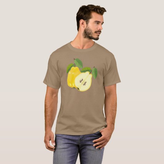 "Quince Fruit T-shirt | Schattigee en unieke fruit (Voorkant volledig)