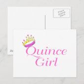 Quince Girl Briefkaart (Voorkant / Achterkant)