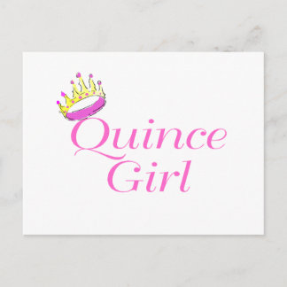 Quince Girl Briefkaart