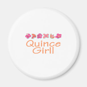 Quince Girl (perzikkleur) Magneet