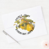 Quince Jelly Product Business Label (Envelop)