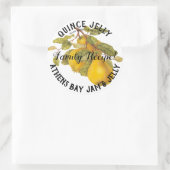 Quince Jelly Product Business Label (Tas)