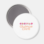 Quince Meisje (perzikkleur) Magneet (Voorkant / Achterkant)