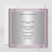 Quinceañera, 15, Uitnodiging save the date (Achterkant)