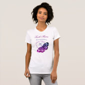 Quinceañera 15 Vliegende vlinder T-shirt (Voorkant volledig)