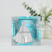 Quinceanera 15e Elite Elegant Birthday Party Kaart (Staand voorkant)