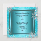 Quinceanera 15e Elite Elegant Birthday Party Kaart (Achterkant)