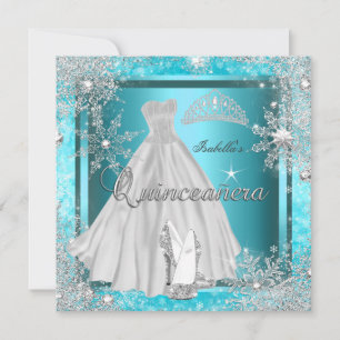 Quinceanera 15e Elite Elegante Verjaardagsfeest Kaart