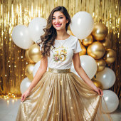 Quinceanera 15e verjaardag Floral T-shirt