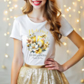 Quinceanera 15e verjaardag Floral T-shirt