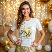 Quinceanera 15e verjaardag Floral T-shirt