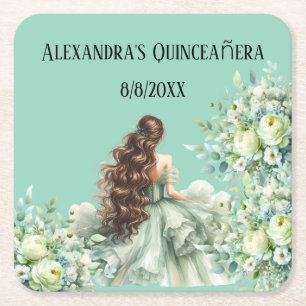 Quinceañera, 15e verjaardag kartonnen onderzetters