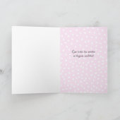 Quinceanera 15e verjaardag roze harten kaart (Binnen)