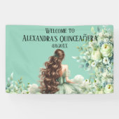 Quinceañera, 15e verjaardag spandoek (Horizontaal)