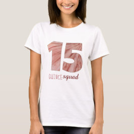Quinceanera 15e verjaardag t-shirt