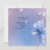 Quinceanera 15e verjaardagsfeest kaart (Achterkant)