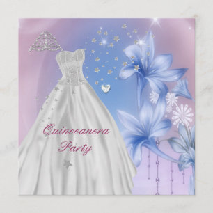 Quinceanera 15e verjaardagsfeest kaart