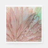 Quinceanera 15e verjaardagsfeest servet (Voorkant)