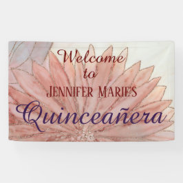 Quinceanera 15e verjaardagsfeest spandoek
