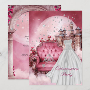 Quinceanera 15e verjaardagsfeestje kaart
