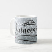 Quinceanera 15th Birthday Cute Mok Gift (Voorkant links)