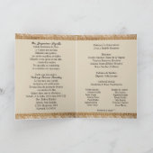 Quinceanera 15th Birthday Party beige lace Burlap (Binnen)