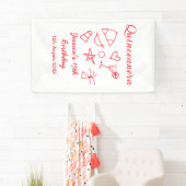 Quinceanera 15th birthday red beach party tree sun spandoek (Insitu)