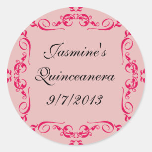 Quinceanera Aangepaste Stickers
