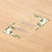 Quinceanera acryl uitnodiging in het Spaans (Laagn)