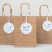 Quinceanera baby blue Silver Glitter Dank u Ronde Sticker