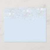 Quinceanera babyblue Silver-budget, behalve de dat Flyer (Achterkant)