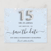 Quinceanera babyblue Silver-budget, behalve de dat Flyer (Voorkant)