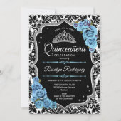 Quinceanera - Black Blue Silver Kaart (Voorkant)